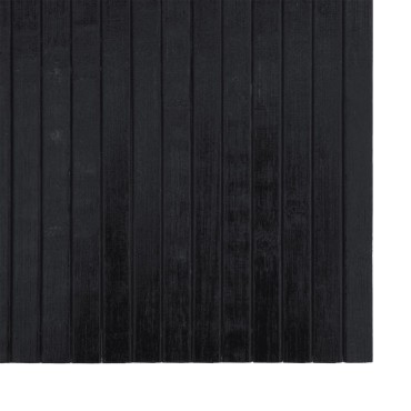 vidaXL Χαλί Ορθογώνιο Μαύρο 70x500cm Μπαμπού
