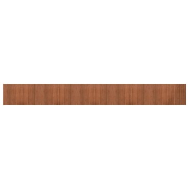 vidaXL Χαλί Ορθογώνιο Καφέ 60x500cm Μπαμπού