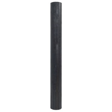 vidaXL Χαλί Ορθογώνιο Γκρι 60x500cm Μπαμπού