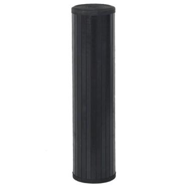 vidaXL Χαλί Ορθογώνιο Μαύρο 60x1000cm Μπαμπού