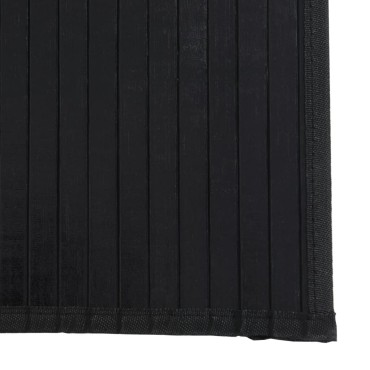 vidaXL Χαλί Ορθογώνιο Μαύρο 60x1000cm Μπαμπού
