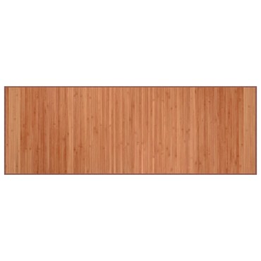 vidaXL Χαλί Ορθογώνιο Καφέ 70x200cm Μπαμπού