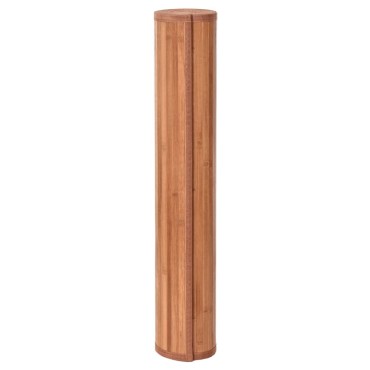 vidaXL Χαλί Ορθογώνιο Καφέ 100x1000cm Μπαμπού