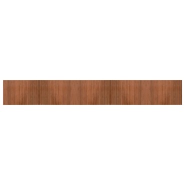 vidaXL Χαλί Ορθογώνιο Καφέ 70x500cm Μπαμπού