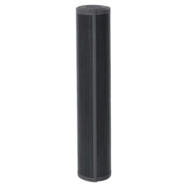 vidaXL Χαλί Ορθογώνιο Γκρι 100x300cm Μπαμπού