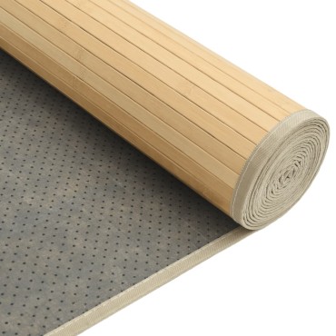 vidaXL Χαλί Ορθογώνιο Ανοιχτό Φυσικό 80x1000cm Μπαμπού