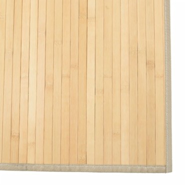 vidaXL Χαλί Ορθογώνιο Ανοιχτό Φυσικό 80x1000cm Μπαμπού
