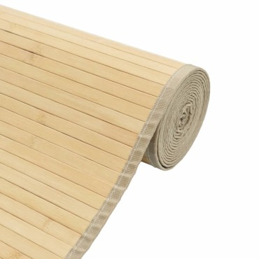 vidaXL Χαλί Ορθογώνιο Ανοιχτό Φυσικό 70x1000cm Μπαμπού