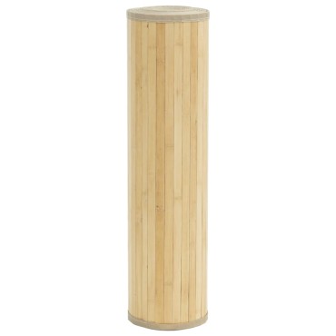 vidaXL Χαλί Ορθογώνιο Ανοιχτό Φυσικό 60x1000cm Μπαμπού