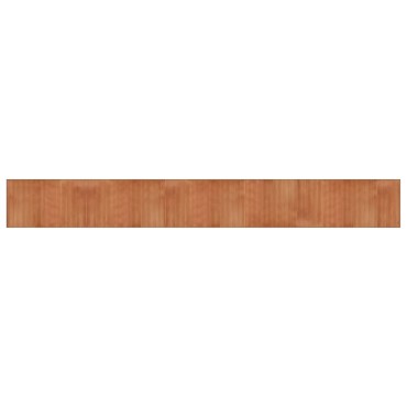 vidaXL Χαλί Ορθογώνιο Καφέ 60x500cm Μπαμπού