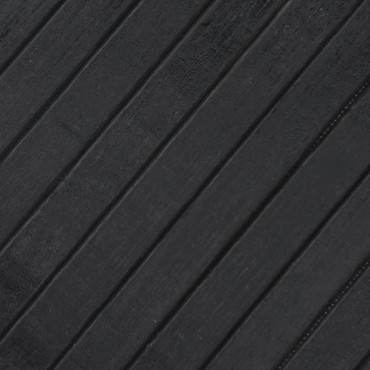 vidaXL Χαλί Ορθογώνιο Γκρι 100x400cm Μπαμπού