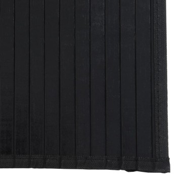 vidaXL Χαλί Ορθογώνιο Μαύρο 70x400cm Μπαμπού