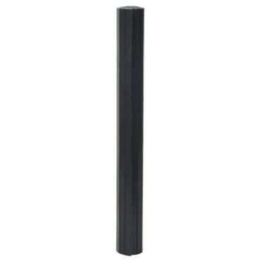 vidaXL Χαλί Ορθογώνιο Μαύρο 70x400cm Μπαμπού