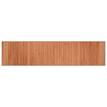 vidaXL Χαλί Ορθογώνιο Καφέ 70x300cm Μπαμπού