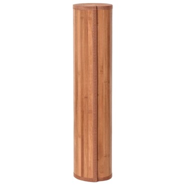 vidaXL Χαλί Ορθογώνιο Καφέ 70x300cm Μπαμπού