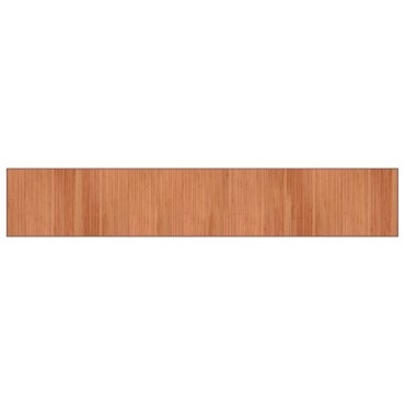 vidaXL Χαλί Ορθογώνιο Καφέ 70x400cm Μπαμπού