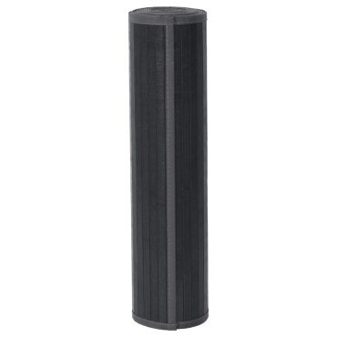 vidaXL Χαλί Ορθογώνιο Γκρι 70x400cm Μπαμπού