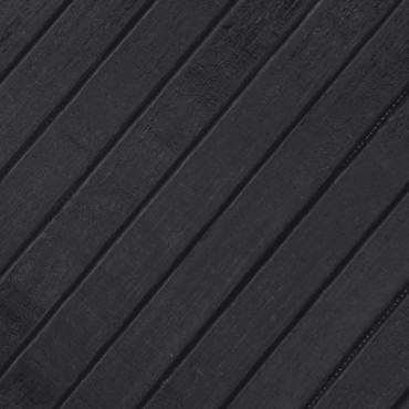 vidaXL Χαλί Ορθογώνιο Γκρι 70x400cm Μπαμπού