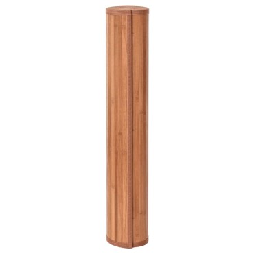 vidaXL Χαλί Ορθογώνιο Καφέ 100x500cm Μπαμπού