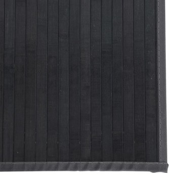 vidaXL Χαλί Ορθογώνιο Γκρι 60x400cm Μπαμπού