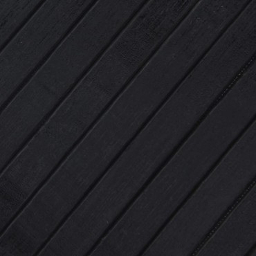 vidaXL Χαλί Ορθογώνιο Μαύρο 100x500cm Μπαμπού