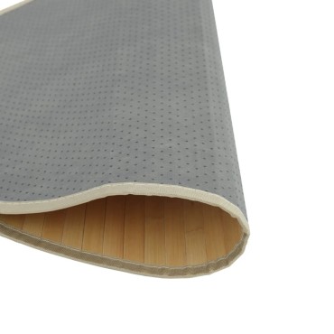 vidaXL Χαλί Στρογγυλό Ανοιχτό Φυσικό Μπαμπού 80x80cm