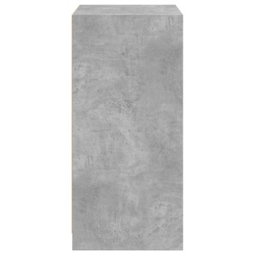 vidaXL Ντουλάπα Γκρι Σκυροδέματος 48x41x102 εκ. από Επεξεργασμένο Ξύλο