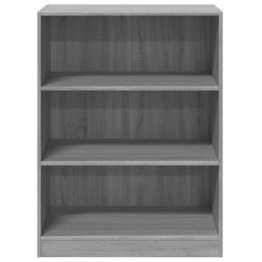 vidaXL Ντουλάπα Γκρι Sonoma 77x48x102 εκ. από Επεξεργασμένο Ξύλο