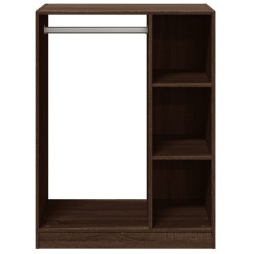 vidaXL Ντουλάπα Καφέ Δρυς 77 x 48 x 102 εκ. από Επεξεργασμένο Ξύλο