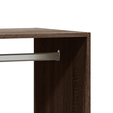 vidaXL Ντουλάπα Καφέ Δρυς 77 x 48 x 102 εκ. από Επεξεργασμένο Ξύλο