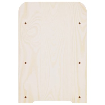 vidaXL Ραφιέρα Κρασιών με Επάνω Σανίδα 43x25x37cm Μασίφ Ξύλο Πεύκου 1 τεμ.
