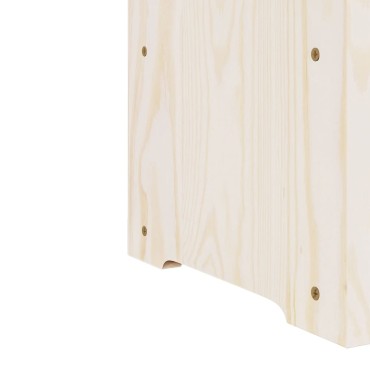 vidaXL Ραφιέρα Κρασιών με Επάνω Σανίδα 43x25x37cm Μασίφ Ξύλο Πεύκου 1 τεμ.