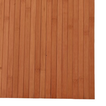 vidaXL Χαλί Ορθογώνιο Καφέ 80x400cm Μπαμπού