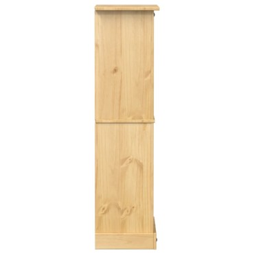 vidaXL Ραφιέρα Κρασιών Corona 56x35x134,5cm από Μασίφ Ξύλο Πεύκου 1 τεμ.