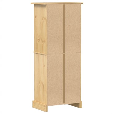 vidaXL Ραφιέρα Κρασιών Corona 56x35x134,5cm από Μασίφ Ξύλο Πεύκου 1 τεμ.