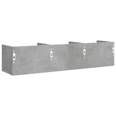 vidaXL Ντουλάπι Τοίχου Γκρι Σκυρ. 75x18x16,5cm Επεξεργασμένο Ξύλο 1 τεμ.