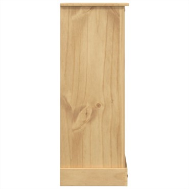 vidaXL Συρταριέρα Corona 80x43x114cm από Μασίφ Ξύλο Πεύκου