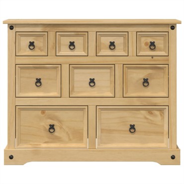 vidaXL Συρταριέρα Corona 101x45x82cm από Μασίφ Ξύλο Πεύκου