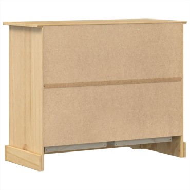 vidaXL Συρταριέρα Corona 101x45x82cm από Μασίφ Ξύλο Πεύκου