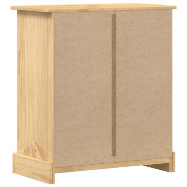 vidaXL Συρταριέρα Corona 80x43x91cm από Μασίφ Ξύλο Πεύκου