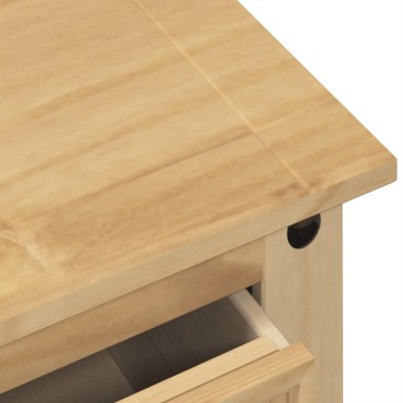 vidaXL Συρταριέρα Corona 80x43x91cm από Μασίφ Ξύλο Πεύκου
