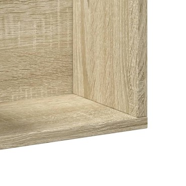 vidaXL Ντουλάπια Τοίχου 2 τεμ. Sonoma Δρυς 75x18x16,5cm Επεξ. Ξύλο