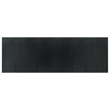 vidaXL Χαλί Ορθογώνιο Γκρι 100x300cm Μπαμπού