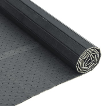 vidaXL Χαλί Ορθογώνιο Γκρι 100x300cm Μπαμπού