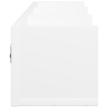 vidaXL Ντουλάπια Τοίχου 2 τεμ. Λευκά 75x18x16,5cm Επεξεργασμένο Ξύλο