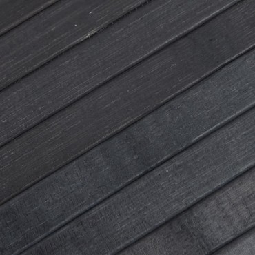 vidaXL Χαλί Ορθογώνιο Γκρι 100x200cm Μπαμπού