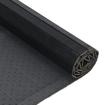 vidaXL Χαλί Ορθογώνιο Μαύρο 100x500cm Μπαμπού