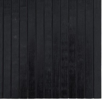 vidaXL Χαλί Ορθογώνιο Μαύρο 100x500cm Μπαμπού