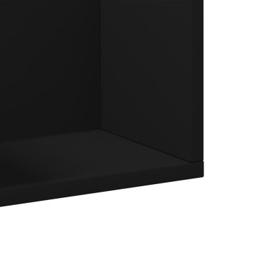 vidaXL Ντουλάπι Τοίχου Μαύρο 75x18x16,5cm από Επεξεργασμένο Ξύλο 1 τεμ.