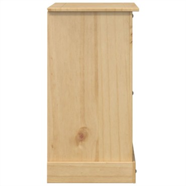 vidaXL Συρταριέρα Corona 112x48x91cm από Μασίφ Ξύλο Πεύκου